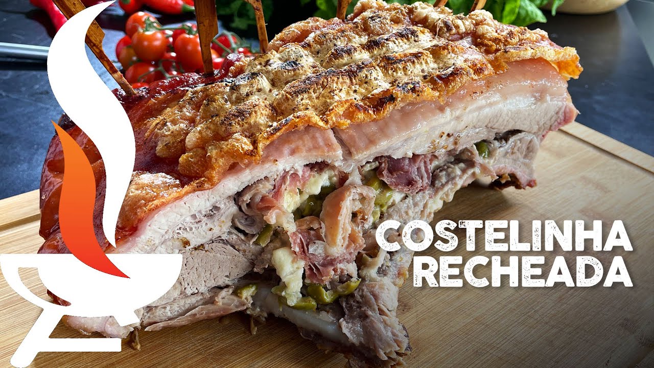 Costelinha de Porco Recheada Pururuca I Churrasqueadas