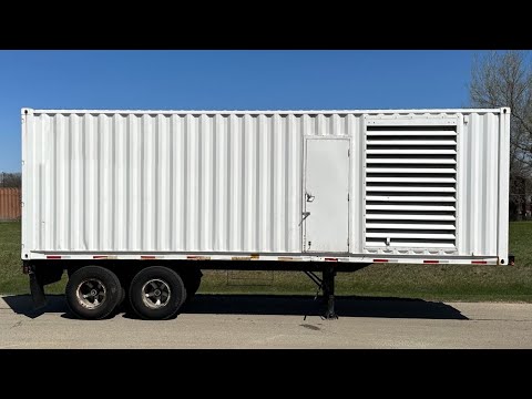 Caterpillar 800 kW rental grade diesel generator CAT 3412 engine 10333 Hrs Yr 1999 CSDG # 4085