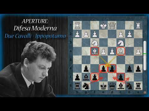 Aperture di Scacchi 44 - Difesa Moderna/Robatsch - 2 Cavalli, 3 Pedoni, Averbakh, Tiger, Alfiere