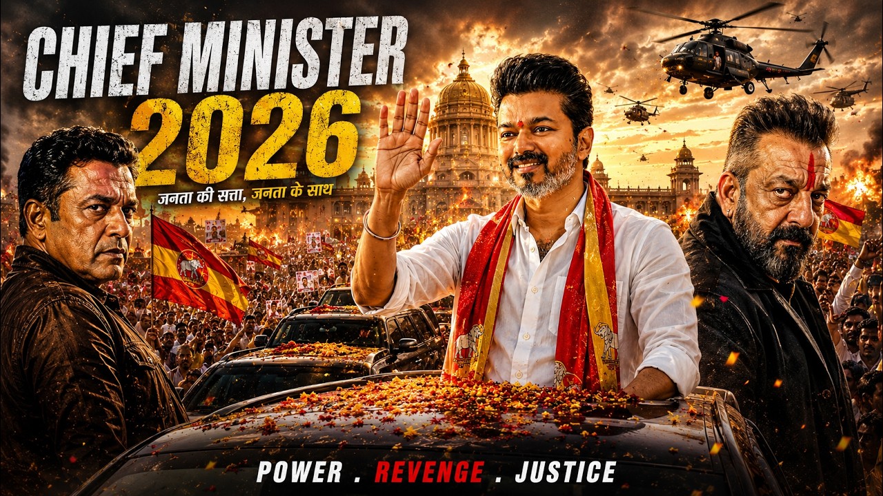 CHIEF MINISTER 2026 Full Movie Hindi Dubbed 2026 | Thalapathy Vijay | Sanjay Dutt | New South Movie