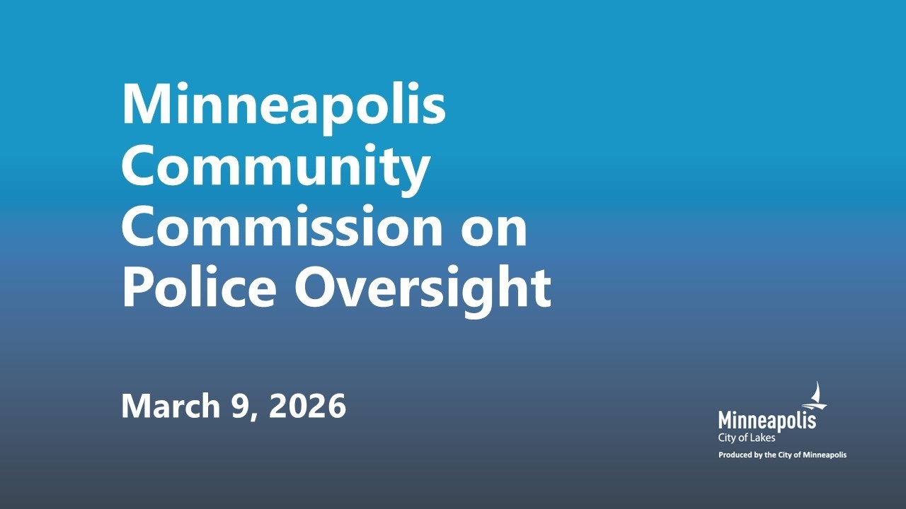 March 9, 2026 Community Commission on Police Oversight
