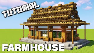 Japanese Farmhouse | Minecraft Tutorial