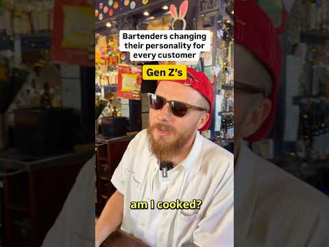 Hospitality workers are always code switching! #bartender #comedy #hospitality #server #work