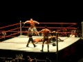 WWE presents: RAW Live Tour '09 El Salvador - HHH's Belly to Back suplex on Orton