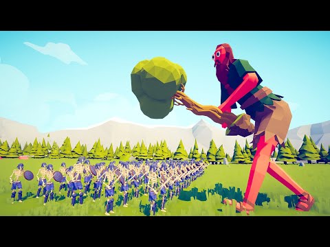 TREE GIANT vs 50x UNITS - Totally Accurate Battle Simulator TABS