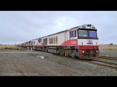 1PM9 SCT Mixed Freight & Steel Train At Buchter Road Railway Crossing (3/4/2024) - PoathTV