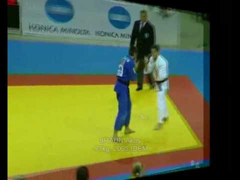 Judo BRAUN Ákos (HUN) -73kg 2005 IDEM - 03 柔道