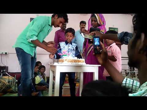 Avinash birth day cake cutting