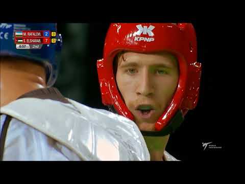 World Taekwondo Grand-Prix Moscow 2018. M - 80. Полуфинал. RAFALOVICH-ELSHARABATY