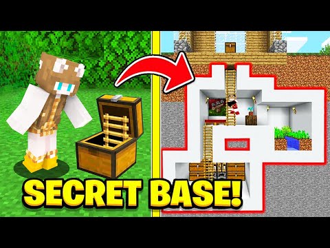 We discovered a MASSIVE SECRET BASE in Minecraft!