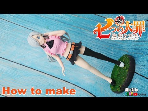The Seven Deadly Sins(ELIZABESU LIONES)┃How to make┃Clay Tutorial┃Anime Video