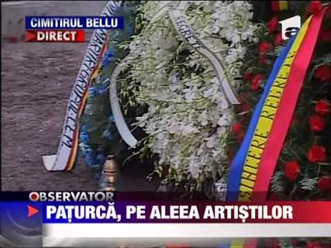 Cristian Paturca inmormantat pe Aleea Artistilor 21 Jan 2011