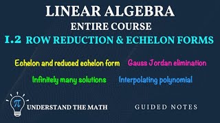 Master Row Reduction and Echelon Forms | Steps and Examples