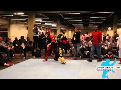 Anthony Merricks vs Jason Bourelly - Mens Team Sparring - AKA Warrior Cup 2015