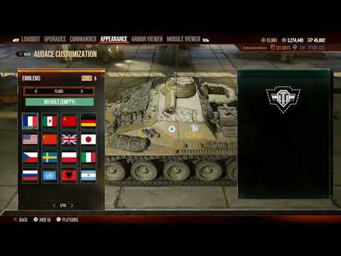 French TD (tier 8) Audace Equipment Loadout Review & Game Action - World of Tanks console XBOX PS