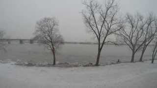 preview picture of video '1-21-15 Riverton NJ Snow Time Lapse'