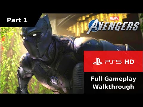 Marvels Avengers DLC Black Panther Story PS5 Full Gameplay Walkthrough Part 1 - No Commentary