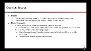 [WebSec2, Video 5] Cookie Policy Definition