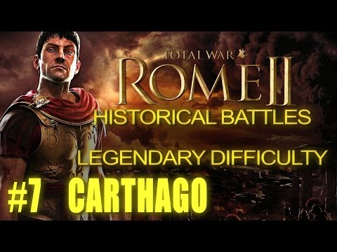 SIEGE OF CARTHAGE 1/2 - Legendary Difficulty - Historical Battle for Rome 2