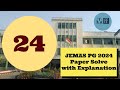 Q24 - Circuit Training - JEMAS PG 2024 PAPER SOLUTION - MPT Entrance Examination Paper Solve