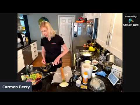 Cooking With Carmen Episode 1: Homemade Pizza and Three-Bean Salad