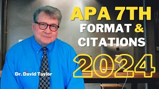 APA 7th Edition Format & Citations (Word) -- 2024