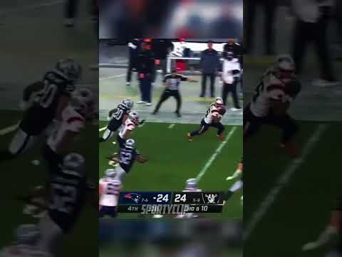 Patriots Vs Raiders Crazy Game Ending