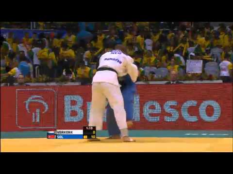 WK Judo 2013 [-70kg] - Marhinde Verkerk (NED) vs. Kyong Sol (PRK)