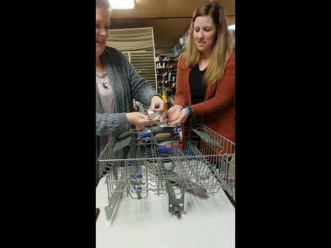 How to replace a Whirlpool Dishwasher Upper Rack Adjuster W10712394 and W10712395