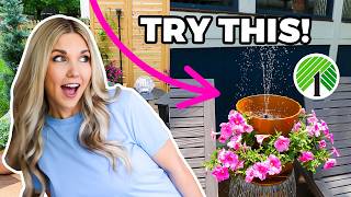 The jaw-dropping way to update your outdoor space using Dollar Tree items