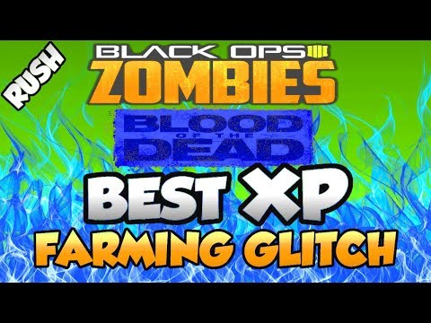 BLACK OPS 4 ZOMBIES: THE BEST XP FARMING GLITCH Blood of The Dead (Rush) - NEW BO4 Zombie Glitches