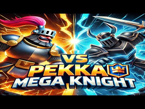 PEKKA VS MEGA KNIGHT 💀🔥 #clashroyale #supercell #megaknight #pekka #clashroyalegameplay #wizard