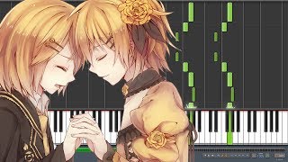 Video thumbnail of "Classical Servant of Evil [悪ノ召使] - Kagamine Rin & Len (Piano Synthesia)"