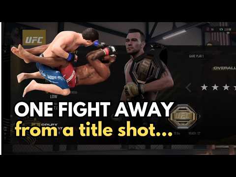Potential TITLE MATCH! Episode 8 of UFC 5 Career Mode!