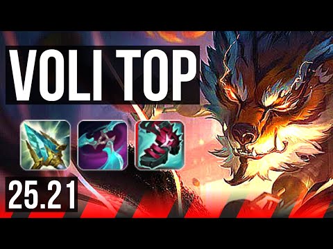 VOLIBEAR vs DARIUS (TOP) | 8 solo kills, Dominating | EUW Diamond | 25.21