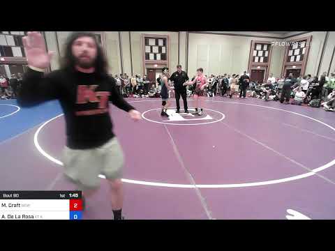 138 Kg Round Of 32 - Michael Craft, New Jersey Vs Andrew De La Rosa, KT Kidz Wrestling Club 013a