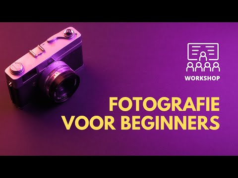 WORKSHOP FOTOGRAFIE voor BEGINNERS