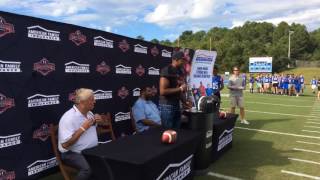 Ryan Johnson Receives His Under Armour All American Jersey