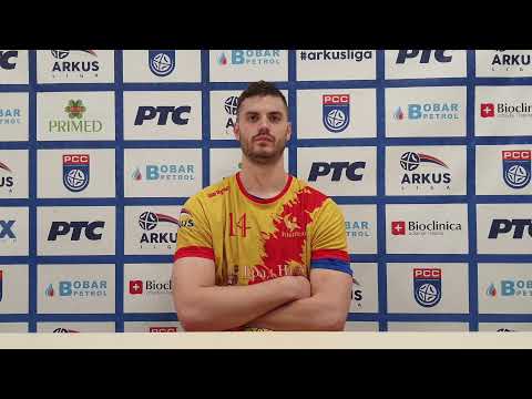 Najava 12. kola plej-ofa ARKUS lige - igrač ekipe Železničar 1949 - Marko Milosavljević