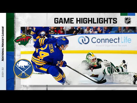 Wild @ Sabres 3/4 | NHL Highlights 2022