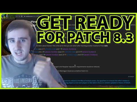 Do these NOW! Prepare for Patch 8.3