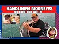 HANDLINING MOONEYES FOR DETROIT RIVER WALLEYE