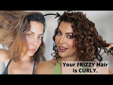 Your FINE FRIZZY hair is WAVY/CURLY and you have no idea…