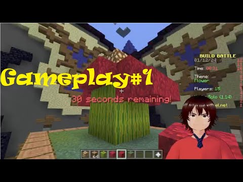 !!Trabajando de arquitecto en Minecraft!! Minecraft Build Battle#1