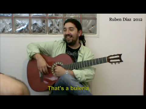 Results 27 of my method: Flamenco Composition knowledge conveyed {showing my Bulerias to Antonio Rey
