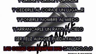 GRITAR LUIS FONSI KARAOKE  KARAOKE