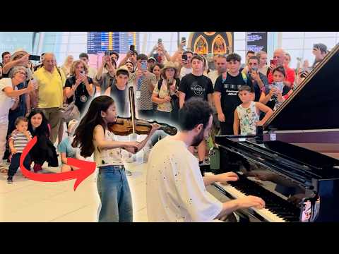 This 10 year old PRODIGY shocked the whole AIRPORT ! 😱