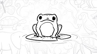 🐸 How to Draw a Simple Frog | Step-by-Step Lesson 🍃