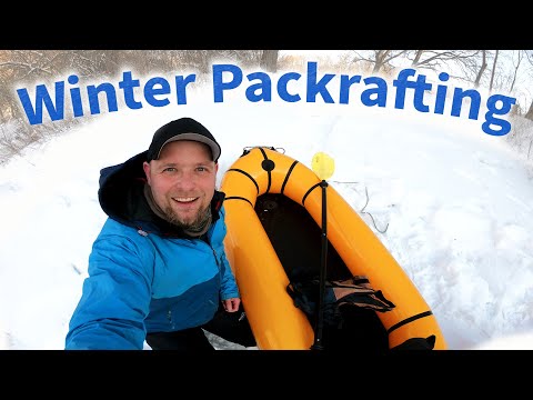 Mikroabenteuer: Winter Packraft Trip in Leipzig