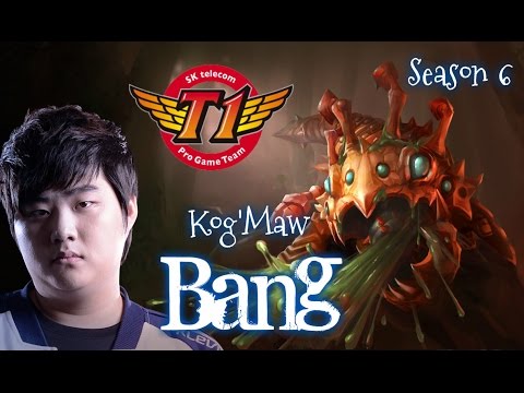 SKT T1 Bang KOG'MAW ADC vs Kalista - Patch 6.3 KR | League of Legends
